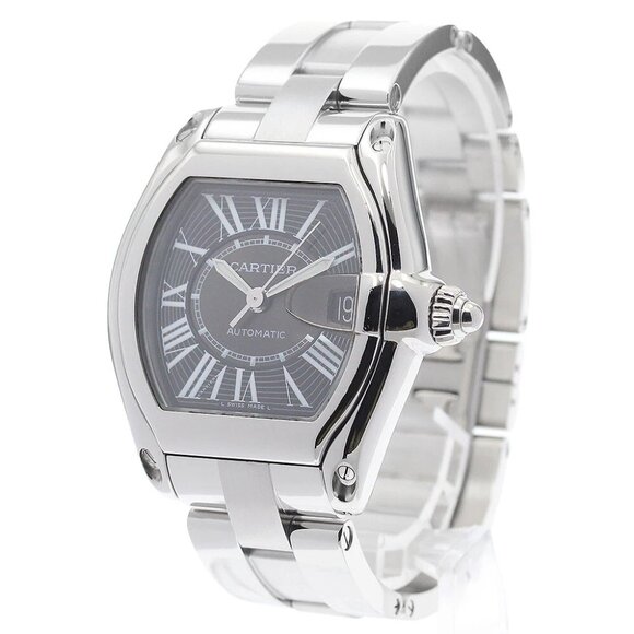 CARTIER Roadster LM W62041V3 Date black Dial Automatic Men's Watch_887993 - Picture 1 of 6